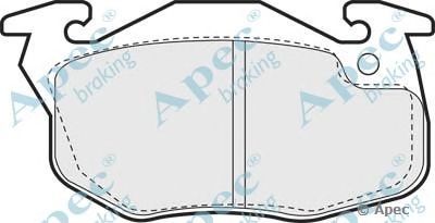 APEC BRAKING pad920 -  Комплект тормозных колодок, дисковый тормоз